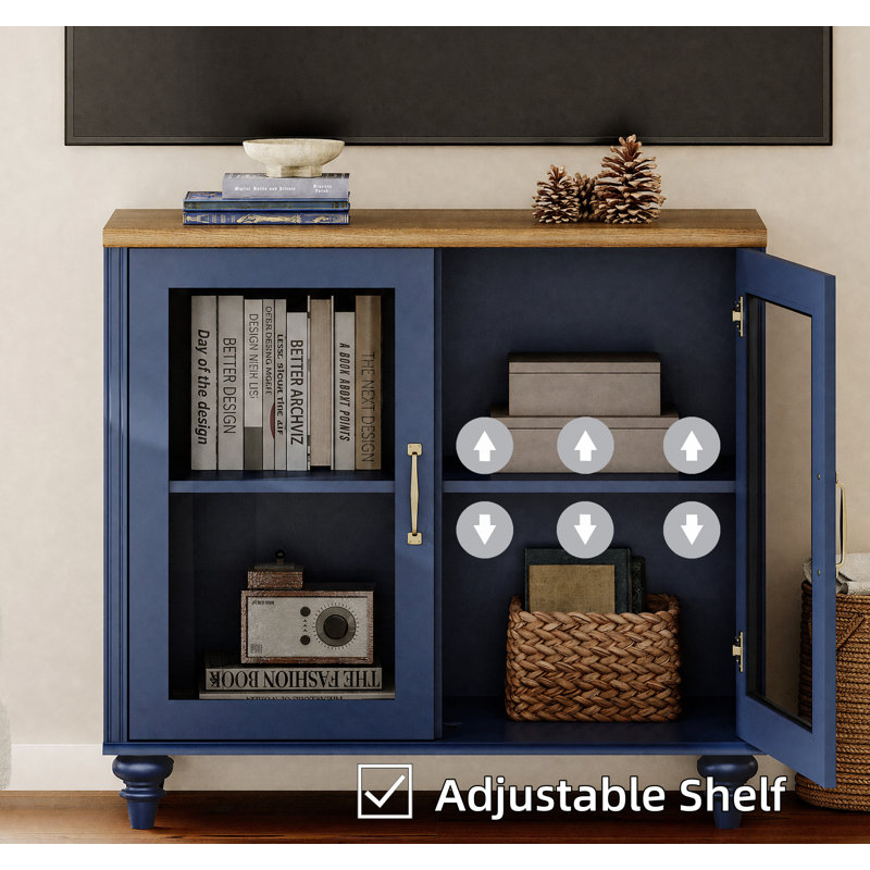 Scarlett Accent Cabinet, Navy Blue