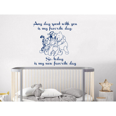 Décalcomanie murale winnie classic the pooh