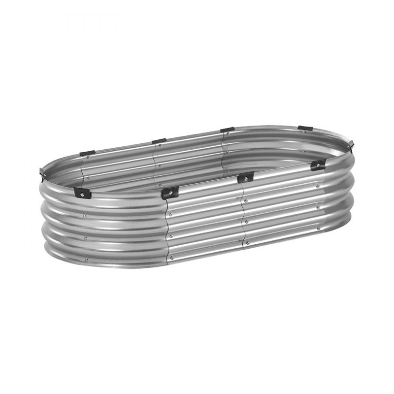 Self-Watering Metal Raised Garden Bed, 27.1cm H x 119.5cm W x 58.5cm D