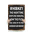 Enseigne en aluminium 18 po x 24 po Whiskey The Nighttime Medecine-119479706-119479708