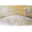 Abstract Area Rug in Gold/Charcoal