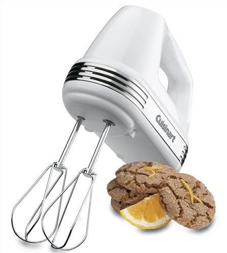 Cuisinart 5 Speed Hand Mixer, White