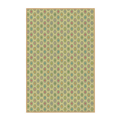 Tapis de zone verte à motif