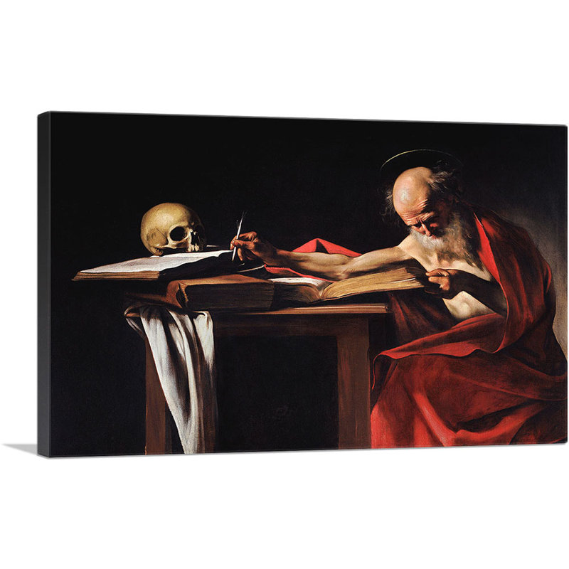 Saint Jerome 1606 - Impression, H 18 po x l 26 po x P 1,5 po