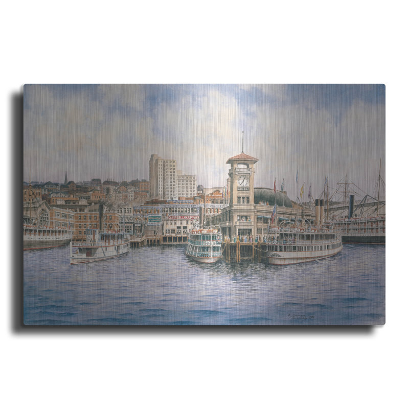 «Coleman Docks, Ca. 1911» par Stanton Manolakas, H 16 po x l 24 po