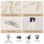Ensemble de serviettes de bain 4 pièces Indigo, rayonne de bambou et coton, serviettes éponge-65084526