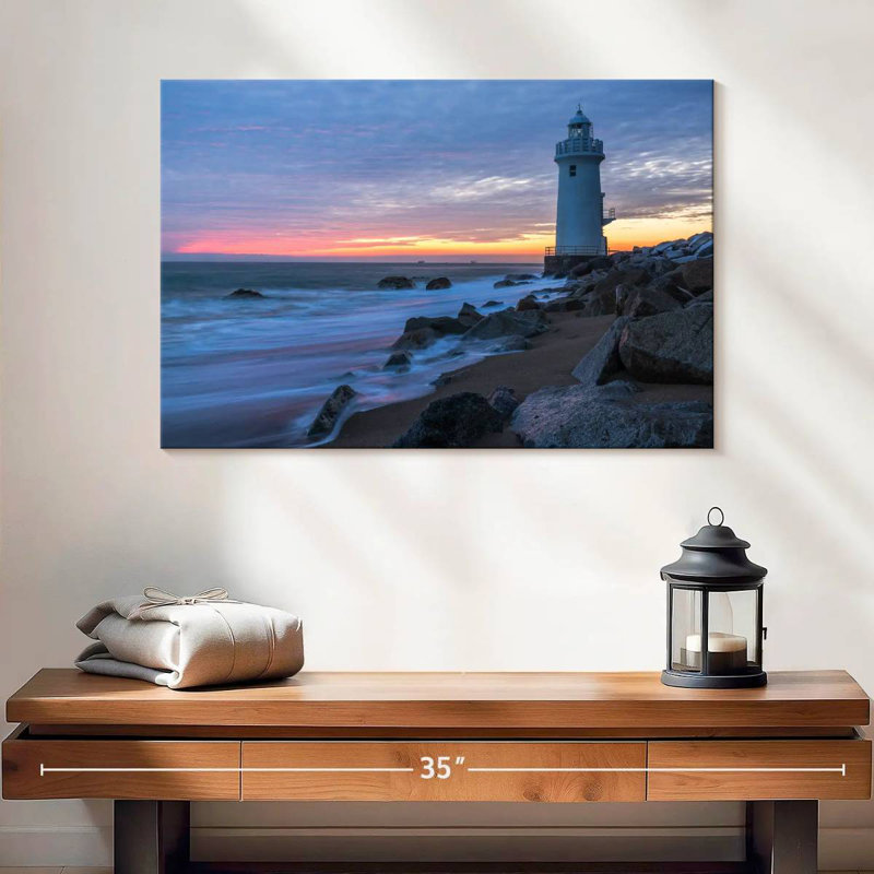 Paysage de phare Aletra, H 16 po x l 24 po