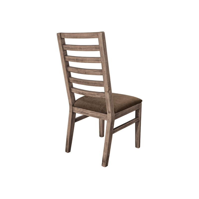 Chaise rembourrée en bois, Marron clair