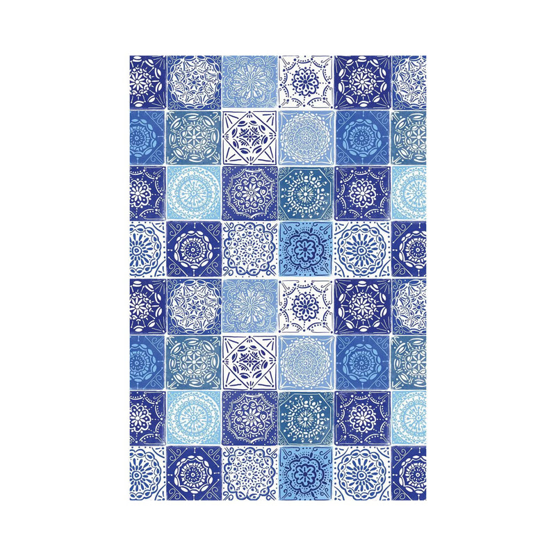Home Blue Kitchen I by Nancy Mckenzie - Wrapped Canvas Gallery-Wrapped Canvas Giclée, 20.32 cm H x 30.48 cm W