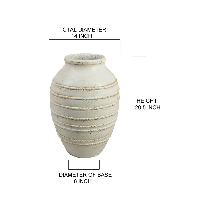 Vase en pot grec Gracie Oaks