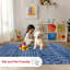 Tapis noir performance à motif marocain tissé à la machine Mahita-1711463243