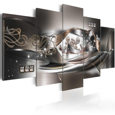 «Platinum Clouds On Canvas», reproduction de 5 pièces