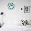 Décoration murale bleu sarcelle 12 x 12 pouces, bleu sarcelle
