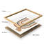 «Mid-Century Pastel Arches Polygons Abstract Shapes Illustration Modern Artwork Decor», 4 pièces-101520245-101520246