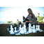 16" Giant Plastic Chess Set with Plastic Board
