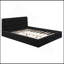Grand lit plateforme tapissier Modern