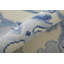 Karina Hand Knotted Wool Ikat Area Rug in Ivory/Blue-1814154273