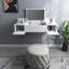 Makeup Vanity with Mirror and Storage Eubha-178969489