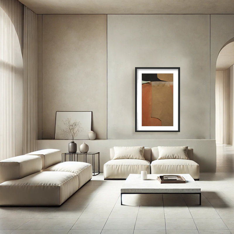 Harmony In Abstraction: Gai, 30" H x 24" W