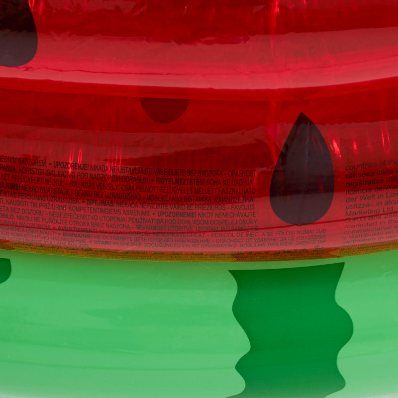 Plastic Round Inflatable Pool 10.5'' H x 12'' W x 3.375'' L