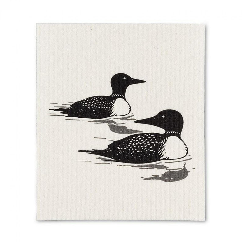 Set Of 2 Loons Dishcloth