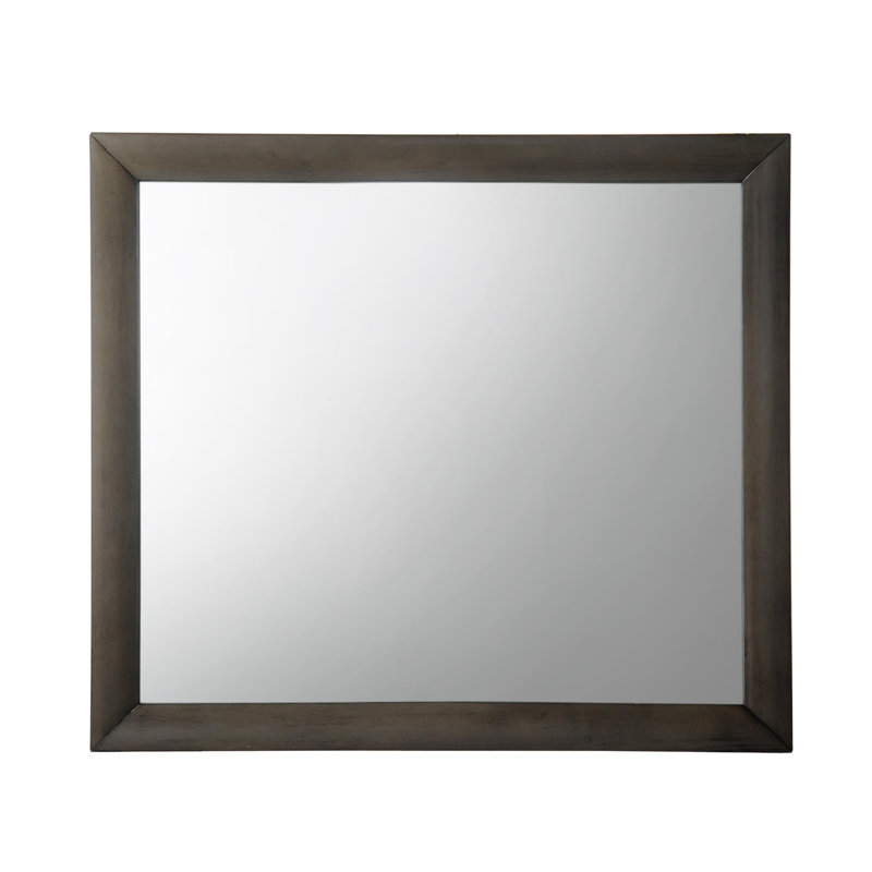 Miroir rectangulaire pour commode Ireland en chêne gris