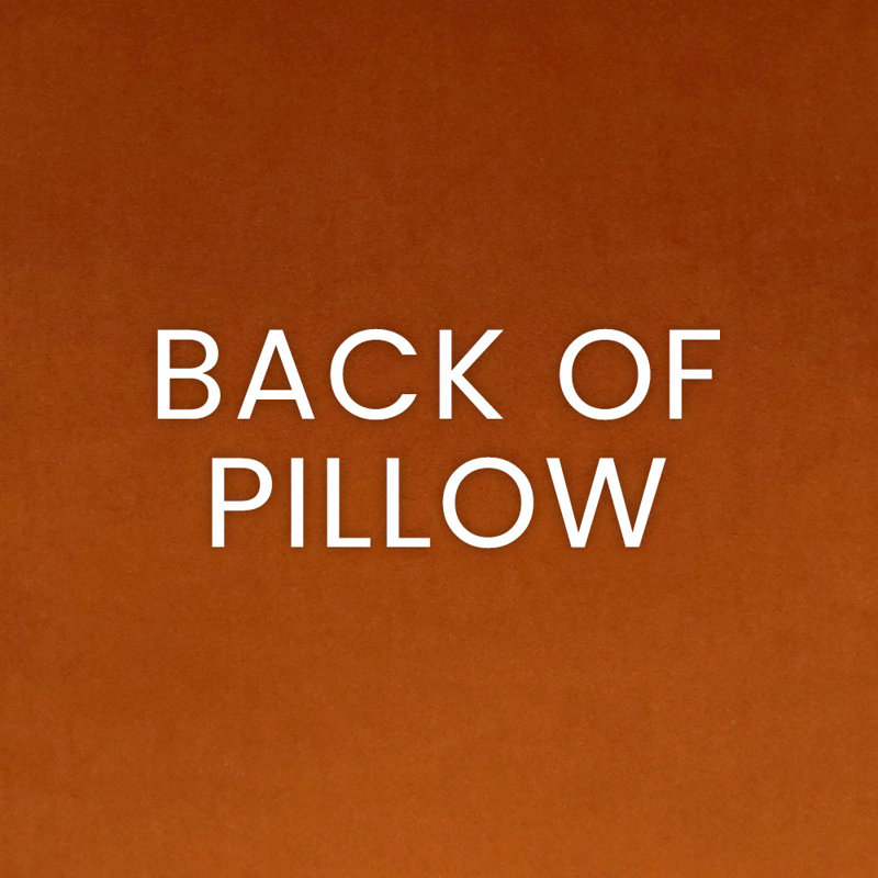Toro Pillow Cover & Insert, Orange, Square 24"
