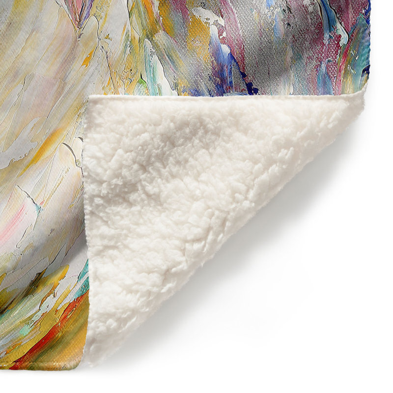 Couverture sherpa doux 1 ange, l 51 po x L 60 po