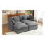 Canapé modulaire rembourré en L 75,6 po avec poches de rangement latérales pour le salon-96609385