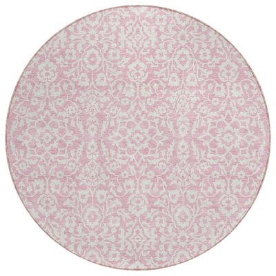 Flatweave Floral Indoor / Outdoor Rug