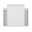 Grand lit escamotable avec tablettes et DEL-1446772048