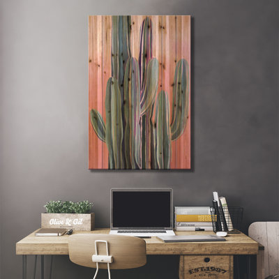 «Illinois Desert Dawn II On Wood» par Grace Popp