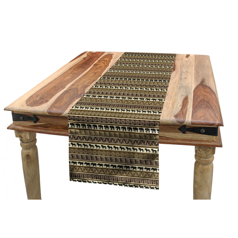 Table Runner, 120" x 16", Safari