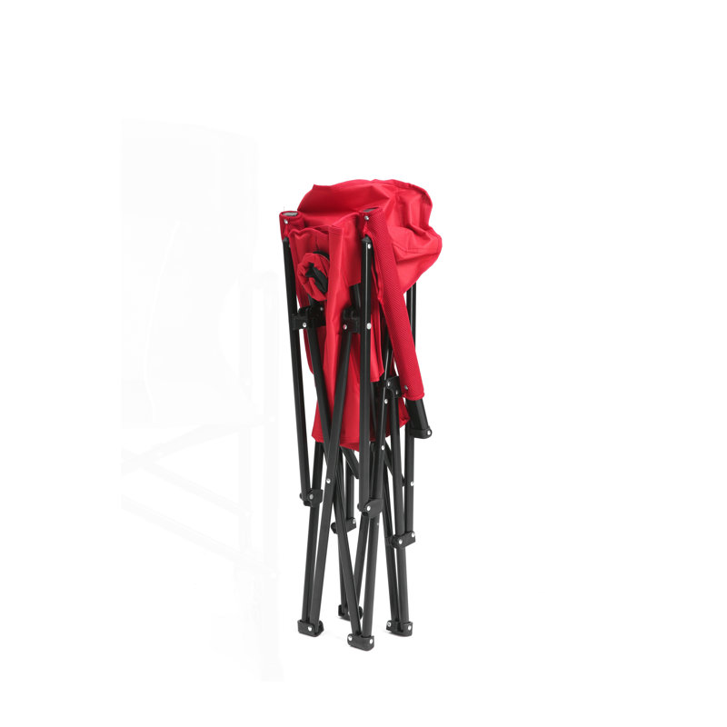 Fauteuil de jardin robuste à haut dossier, Rouge