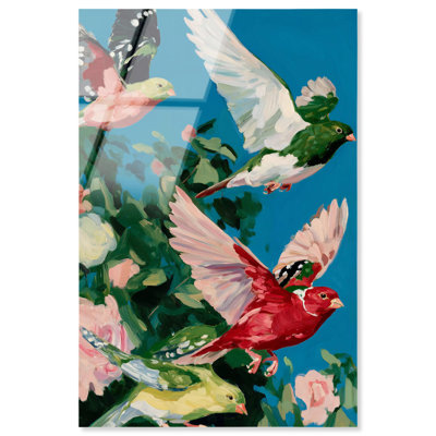 Sky Wings Acrylic Print Modern Wall Art by Art Remedy, Ready to Hang, 36 x 54