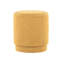 Tapis jaune en tissu n° 2 - Style contemporain, couvercles amovibles pour le rangement, rembourrage en mousse pour un confort optimal, aucun assemblage requis, capacité de charge de 113 kg, usage intérieur seulement, largeur du produit : 37,6 cm, esthétique moderne.