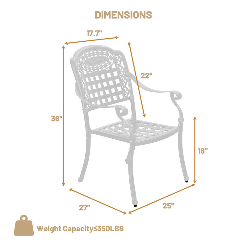 Fauteuil de salle à manger Toros, Blanc