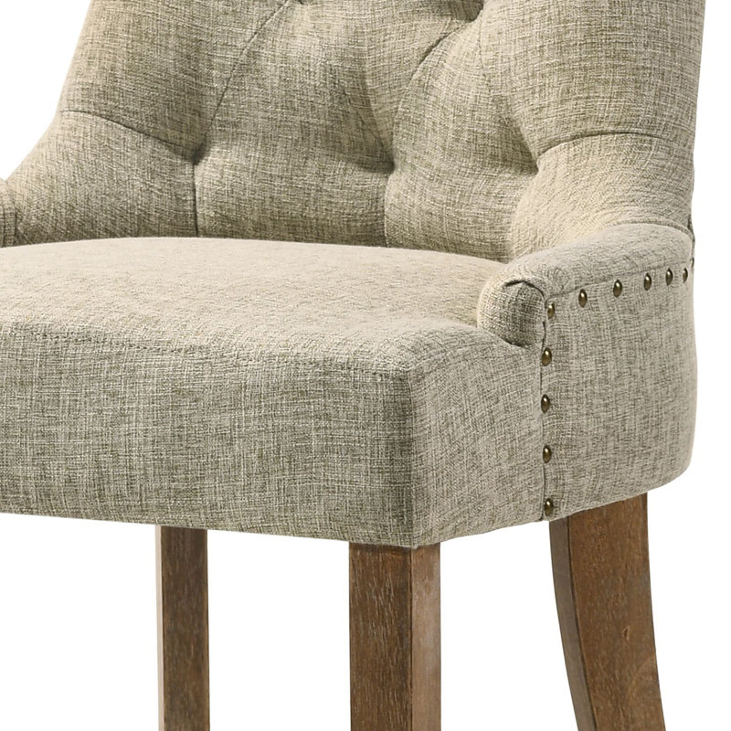 Cira Wingback Side Chair (Set of 2), Beige