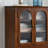 Modern solid wood multi-purpose accent cabinet