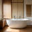 55.12"Acrylic Adult Freestanding Movable Seamless Integrated Bathtub