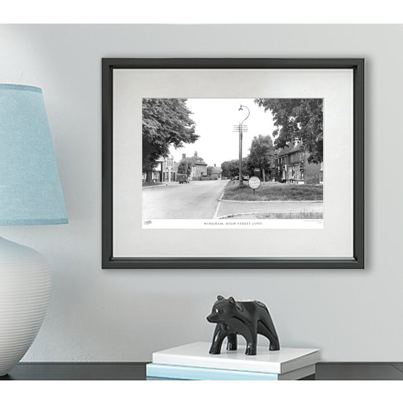 Wingham, High Street C1955 by Francis Frith - Single Picture Frame Print, 28cm H x 36cm W x 2.3cm D