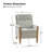 Terren 28.74" Wide Upholstered Push Back Recliner-143104693