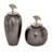 Aluminum Decorative Jar - Set of 2