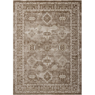 Amber Lewis x Loloi Rutherford Brown / Beige Area Rug
