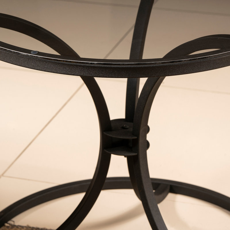 Table de bout Seda, Noir
