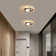 3-Light LED Double Ring Flush Mount Ceiling Light