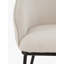 Chaise d'appoint Mid-Century en velours côtelé avec pieds en métal et assemblage facile-1454187906