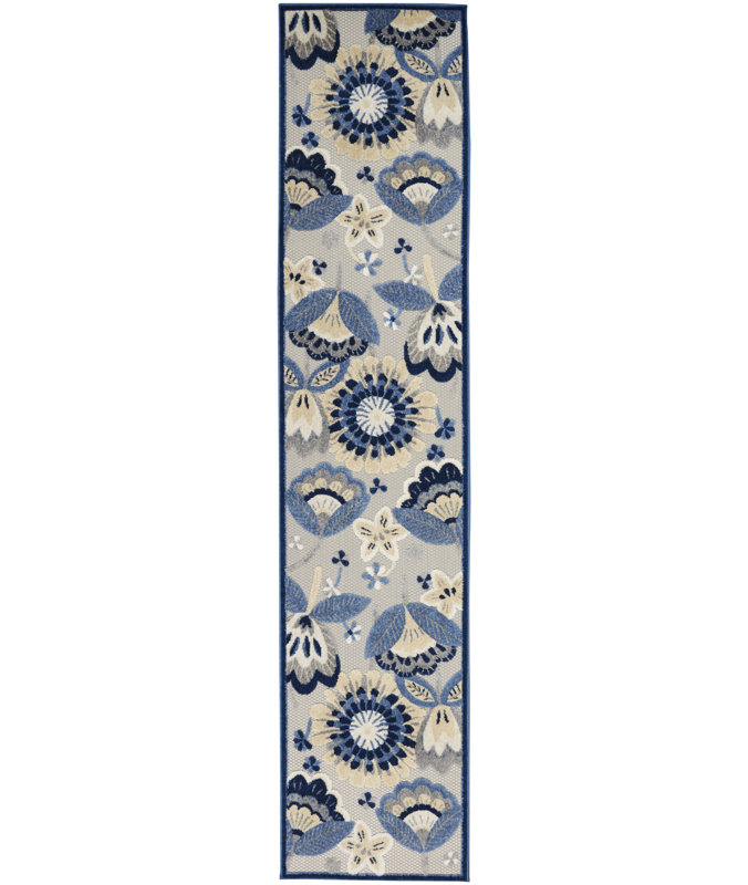 Tapis bleu Newton, Tapis de couloir 2 pi 3 po x 10 pi