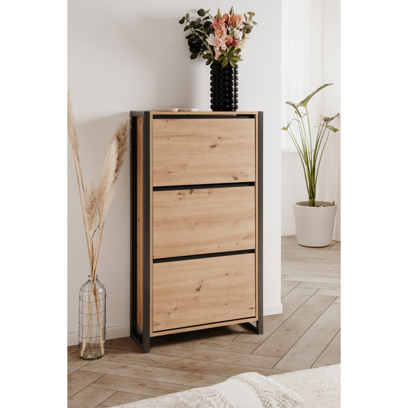 6 Pair Flip Down Shoe Storage