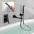 1 Handle Wall Clawfoot Tub Faucet with Diverter-69761157